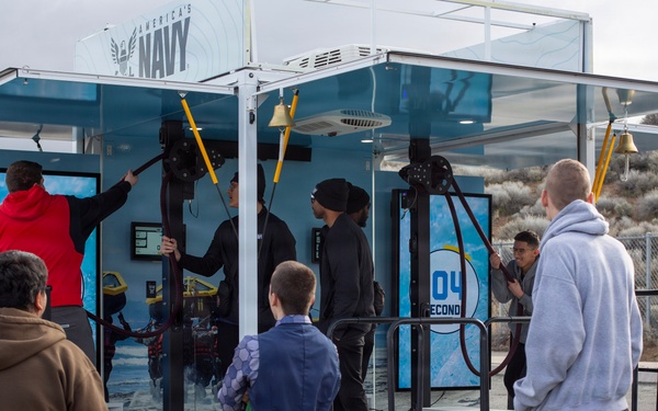 Students participate in The Strike Group at Reno high school