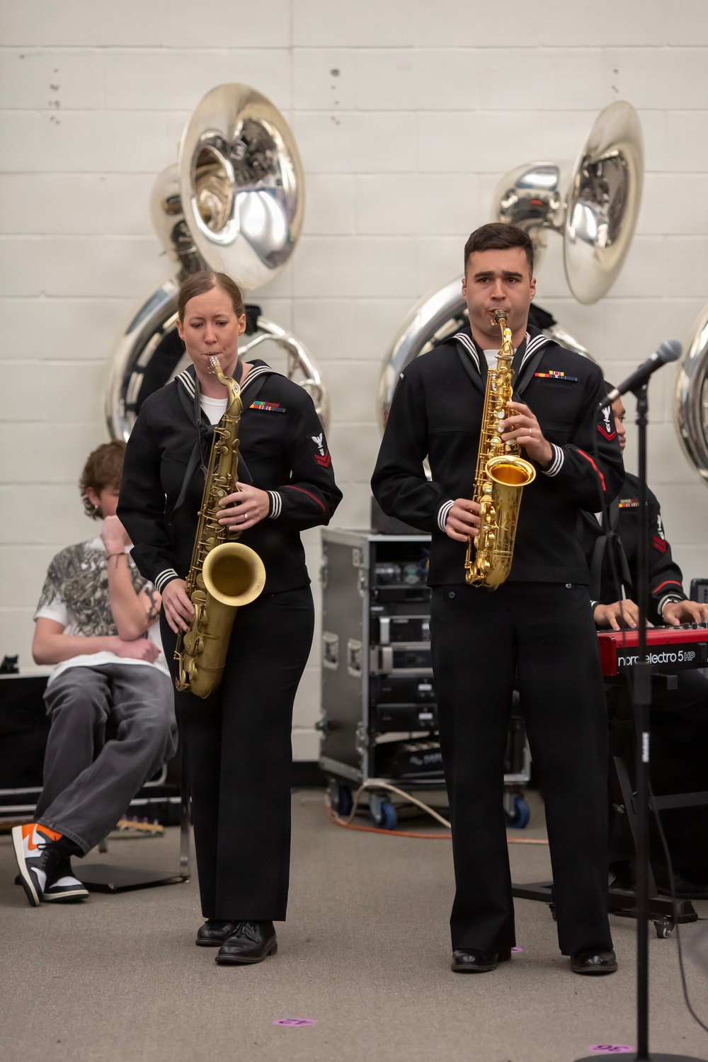 Navy Band Southwest performs at Spanish Springs High School