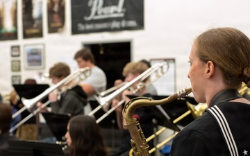Navy Band Southwest performs at Spanish Springs High School