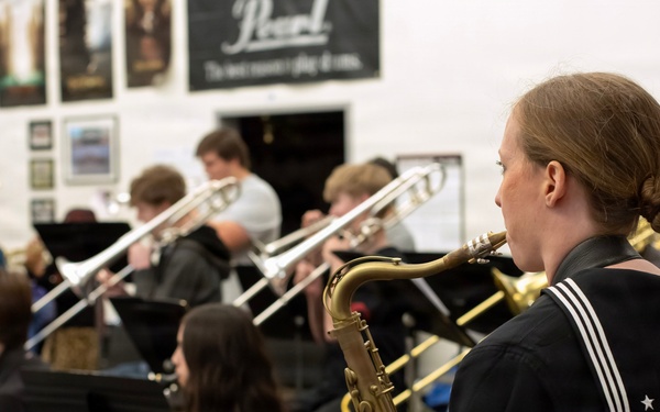 Navy Band Southwest performs at Spanish Springs High School