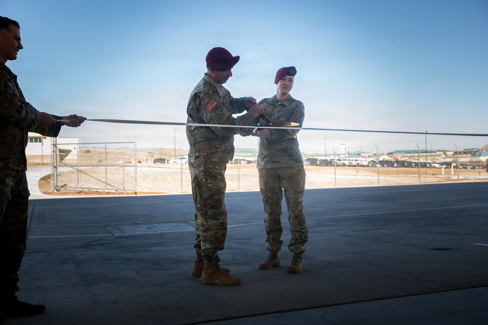 2nd Battalion, 10th SFG(A) Receives New Motor Pool During Ribbon Cutting Ceremony
