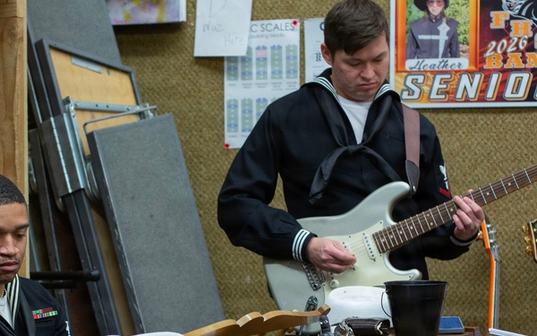 Navy Band Southwest performs at Fernley High School