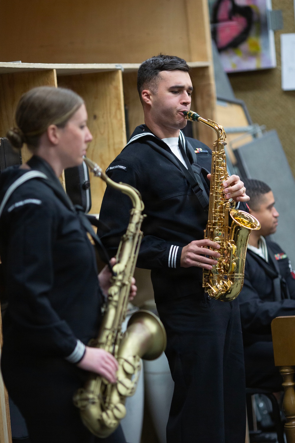 Navy Band Southwest performs at Fernley High School