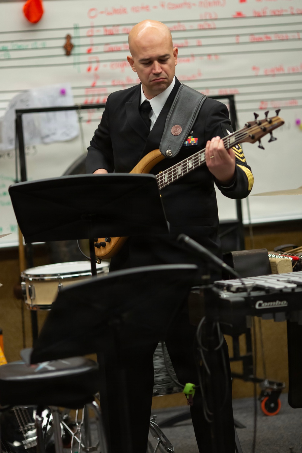 Navy Band Southwest performs at Fernley High School