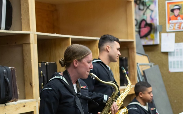 Navy Band Southwest performs at Fernley High School