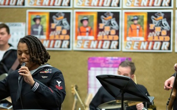 Navy Band Southwest performs at Fernley High School