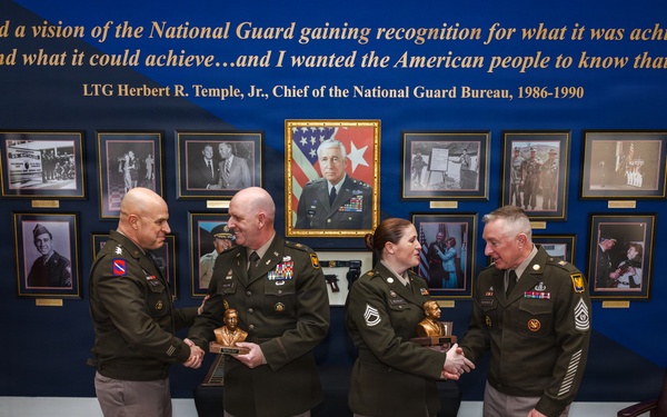 Army National Guard presents inaugural Lt. Gen. Herbert R. Temple Jr. Leadership Award