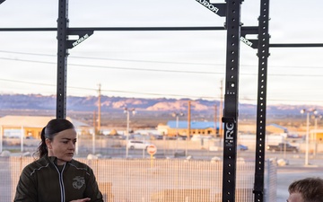 U.S. Marines participate in Col. Posey’s pull-up program