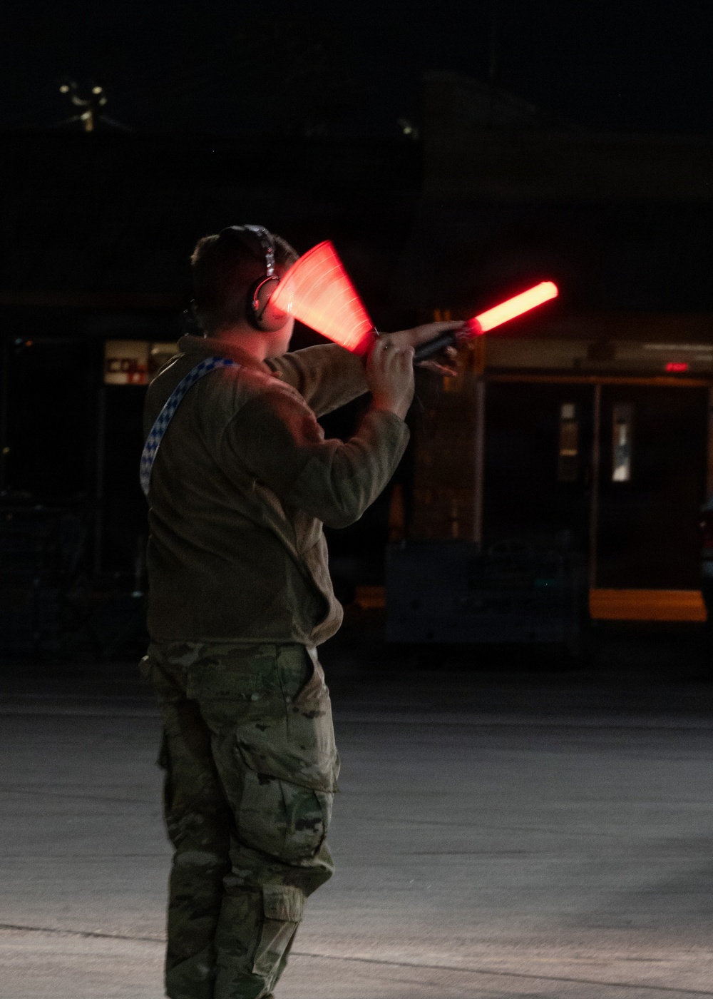 Nightfall over Nellis