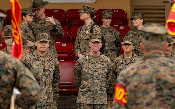 The 39th Commandant of the Marine Corps Visits MCRD San Diego