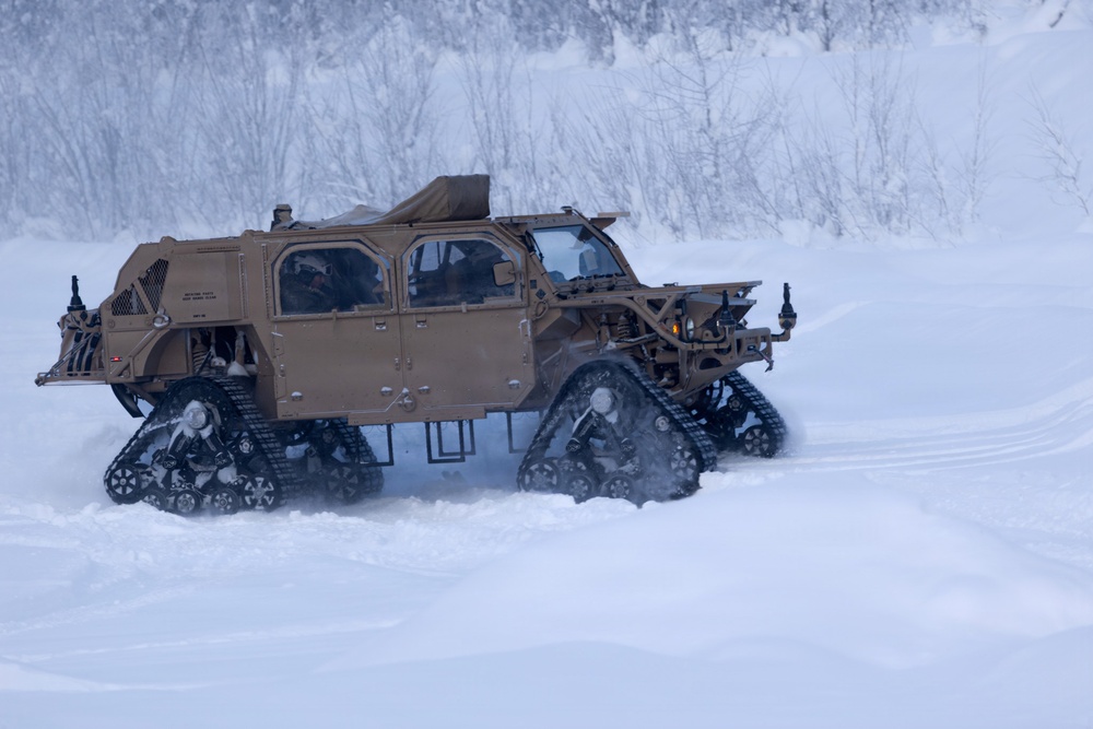 10th SFG(A) arctic vehicle training