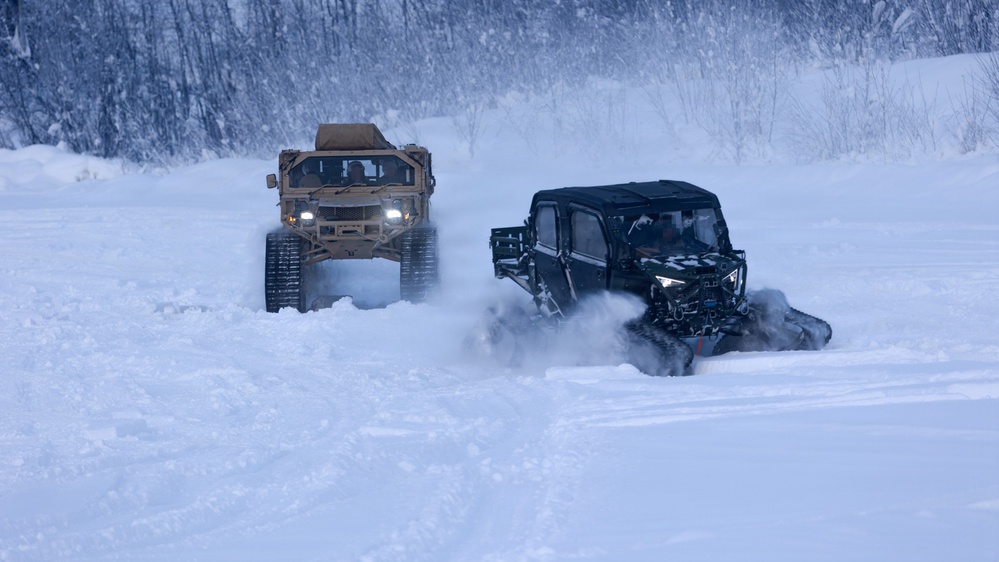 10th SFG(A) arctic vehicle training