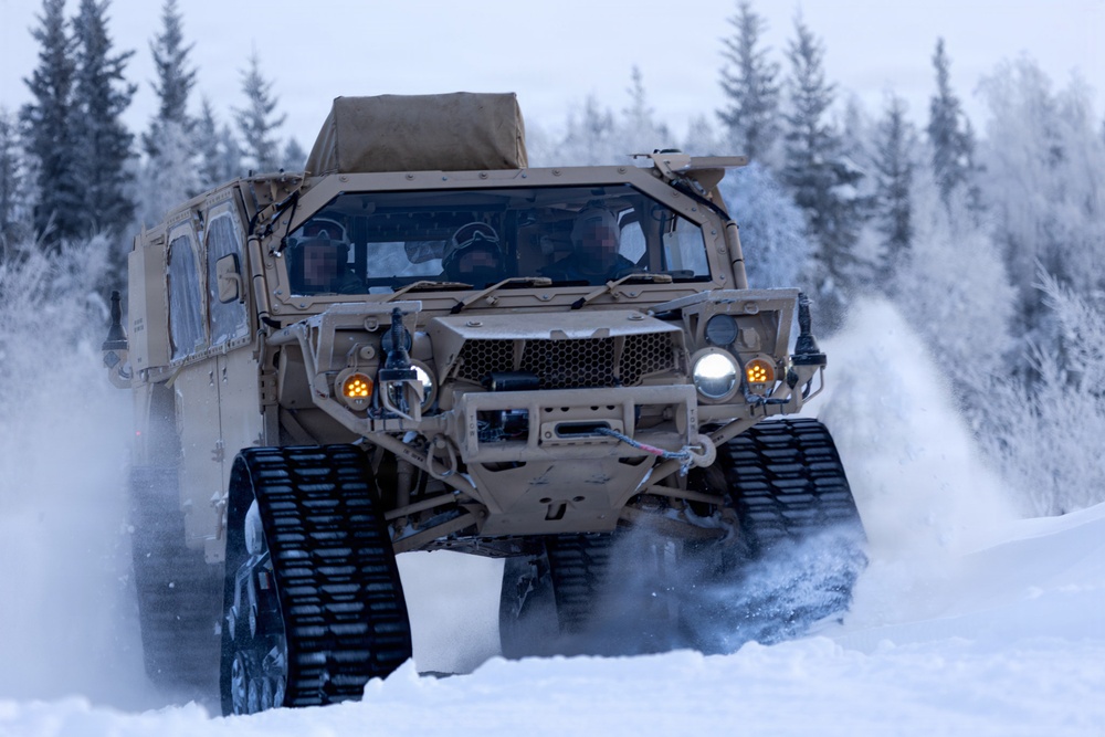 10th SFG(A) arctic vehicle training