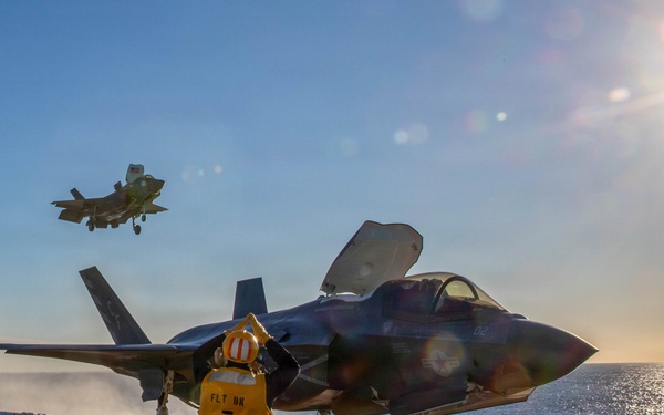 Marine Fighter Attack Squadron 211 Operations with Makin Island