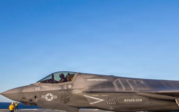 Marine Fighter Attack Squadron 211 Operations with Makin Island