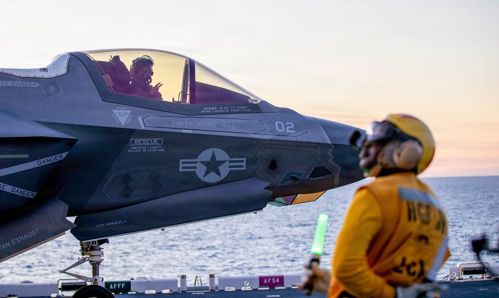 Marine Fighter Attack Squadron 211 Operations with Makin Island