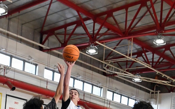 Bilateral youth basketball exchange at Camp Zama continues with day of scrimmages