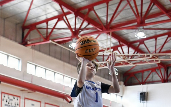 Bilateral youth basketball exchange at Camp Zama continues with day of scrimmages