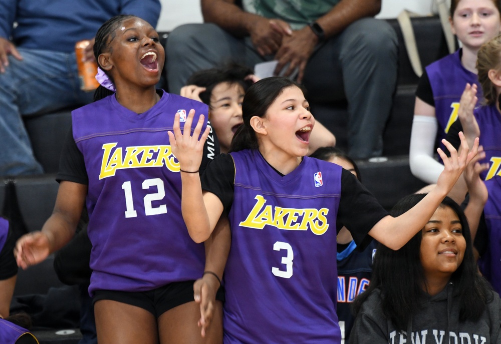 Bilateral youth basketball exchange at Camp Zama continues with day of scrimmages