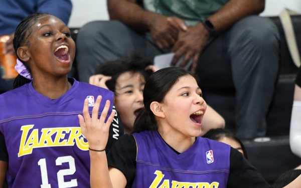 Bilateral youth basketball exchange at Camp Zama continues with day of scrimmages