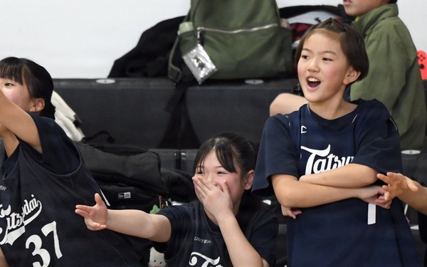 Bilateral youth basketball exchange at Camp Zama continues with day of scrimmages