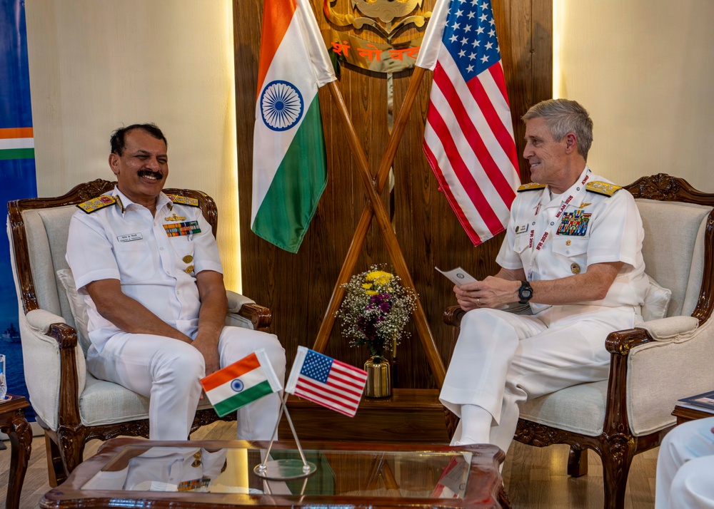 Adm. Steve Koehler, commander, U.S. Pacific Fleet, travels to Visakhapatnam, India for MILAN 2026