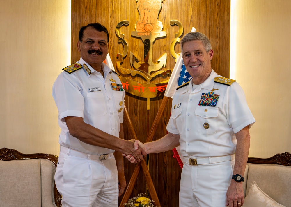 Adm. Steve Koehler, commander, U.S. Pacific Fleet, travels to Visakhapatnam, India for MILAN 2026