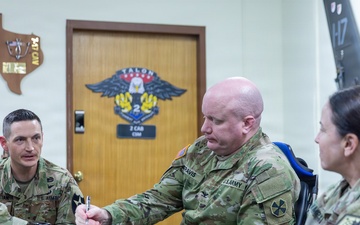 HRC Command Team Visits 2CAB Human Resources Soldiers