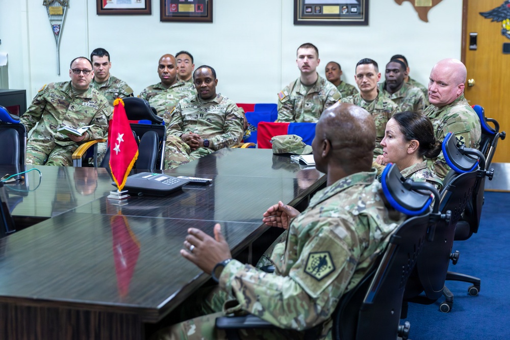HRC Command Team Visits 2CAB Human Resources Soldiers