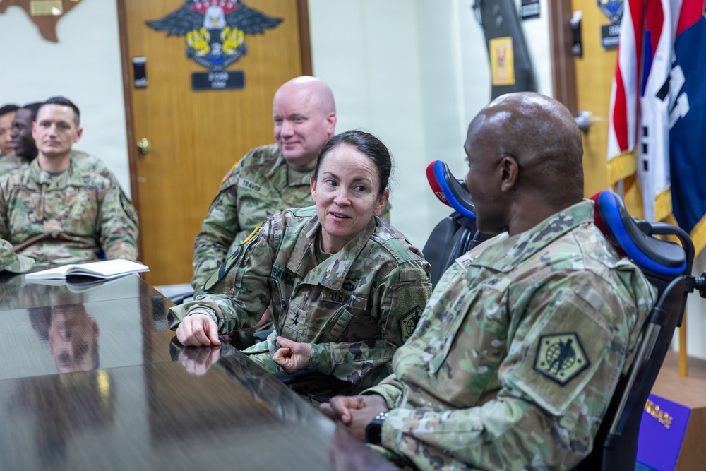 HRC Command Team Visits 2CAB Human Resources Soldiers