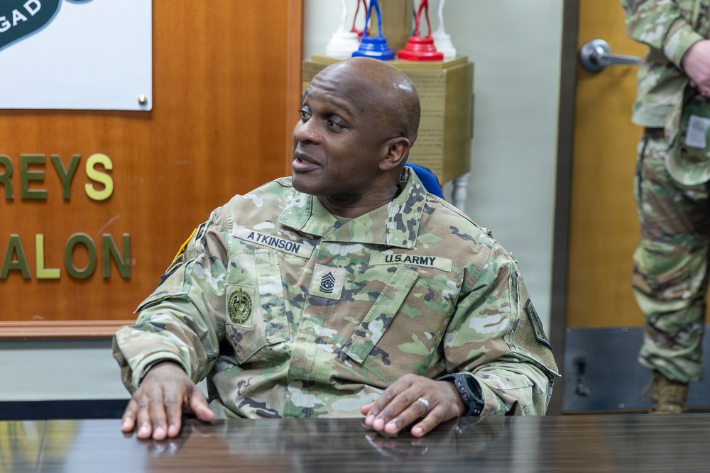 HRC Command Team Visits 2CAB Human Resources Soldiers
