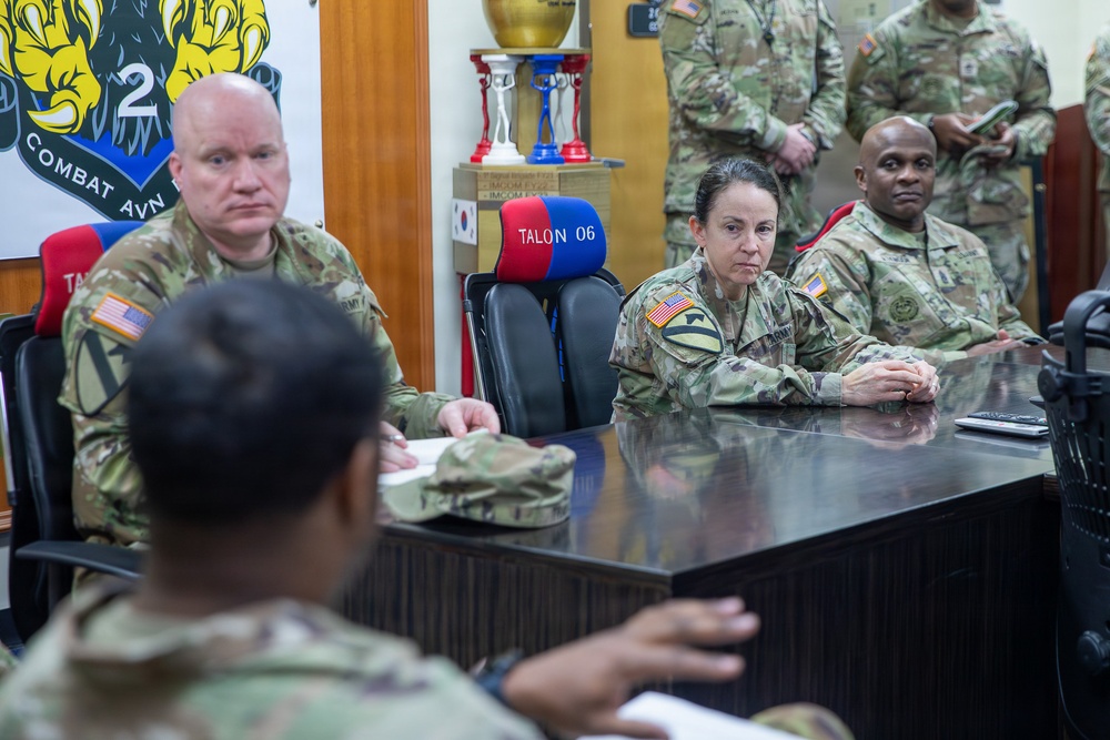 HRC Command Team Visits 2CAB Human Resources Soldiers