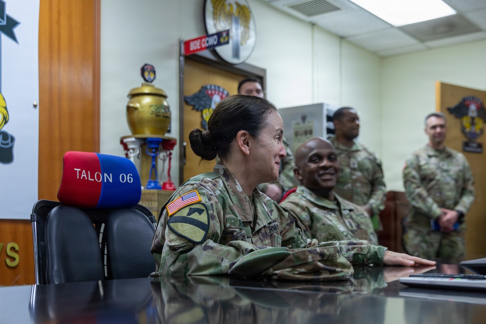 HRC Command Team Visits 2CAB Human Resources Soldiers