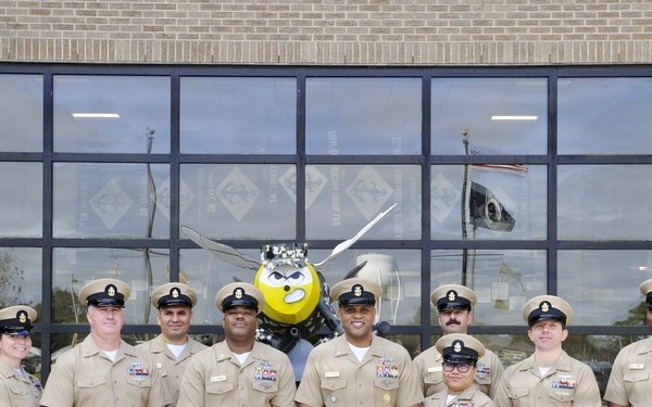 HMCM Jerry Roshell Frocked at 22nd Naval Construction Regiment