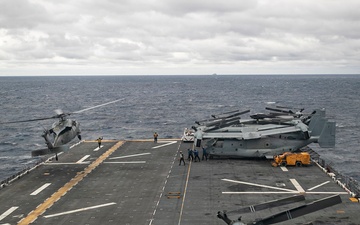 USS Tripoli Conducts Flight Quarters