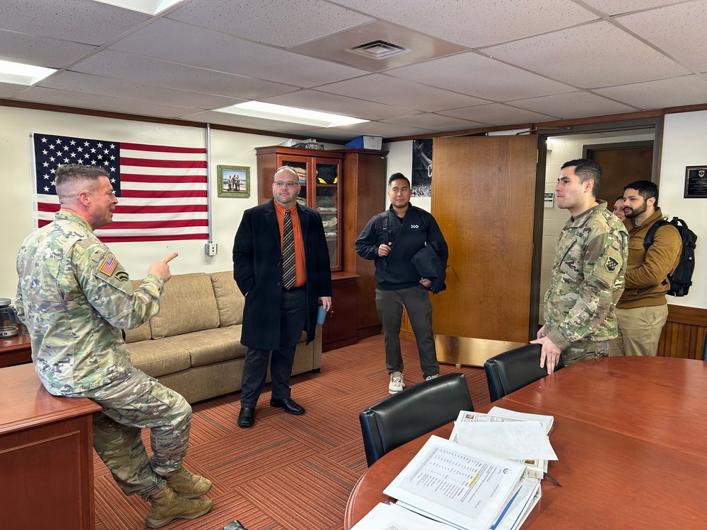 Asking about status of funding for arms rooms and wash racks