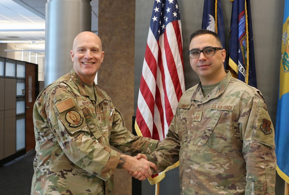 Master Sgt. Alexander Bobka promotion