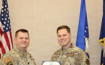 Senior Master Sgt. Gary Miller promotion