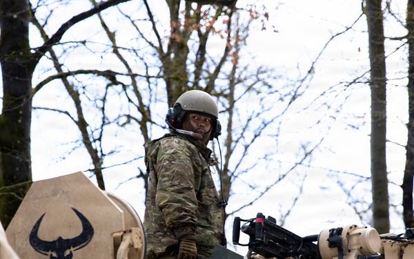 U.S. Army Soldier performs maintenance on his M1 Abrams Tank during Combined Resolve 26-05
