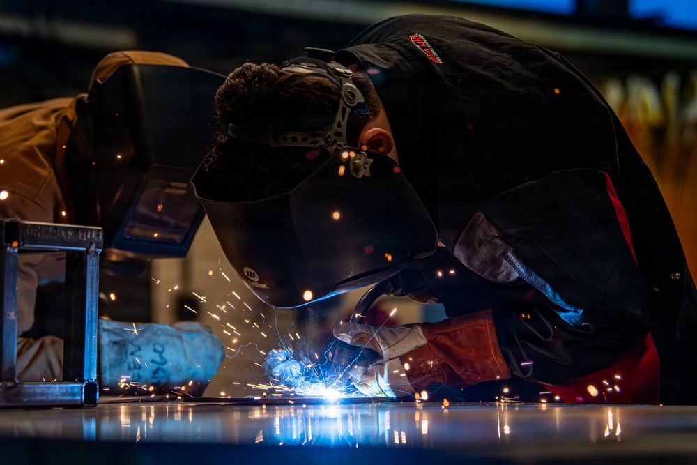 86th Maintenance Squadron metal technicians melt limits, shape readiness