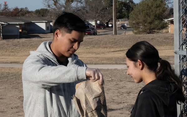 Laughlin community gathers for first base beautification event