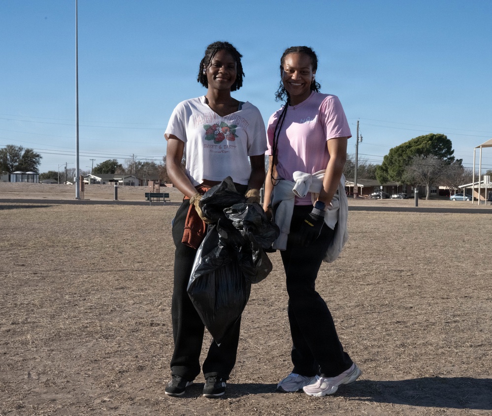 Laughlin community gathers for first base beautification event