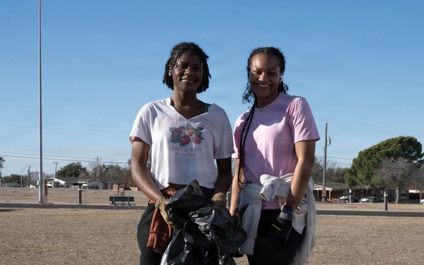 Laughlin community gathers for first base beautification event