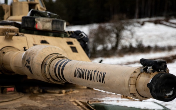 U.S. Army M1A2 Abrams Tank Crew Participates In Combat Training During Combined Resolve 26-05