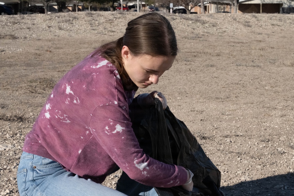 Laughlin community gathers for first base beautification event