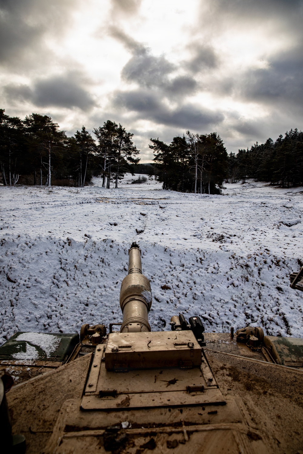 U.S. Army M1A2 Abrams Tank crew participates in combat training during Combined Resolve 26-05