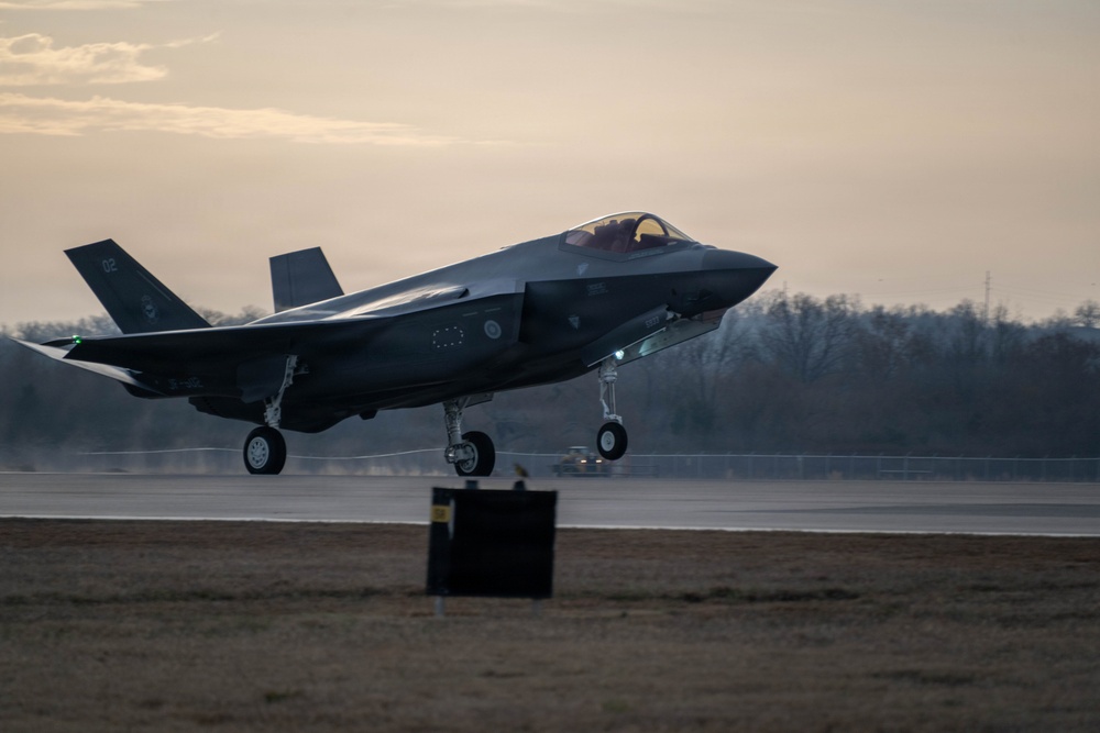 Second Finnish Air Force F-35 Lightning II Arrives at Ebbing Air National Guard Base
