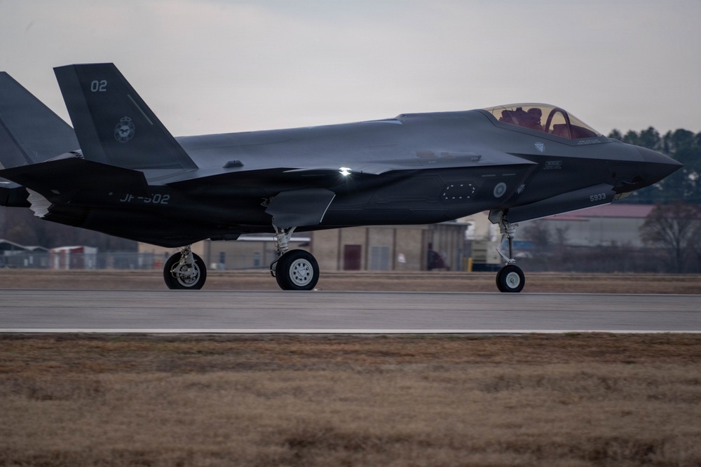Second Finnish Air Force F-35 Lightning II Arrives at Ebbing Air National Guard Base