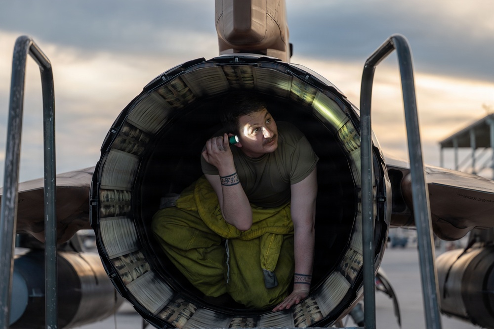 Maintainers Keep F-16 Mission-Ready During Red Flag 26-1