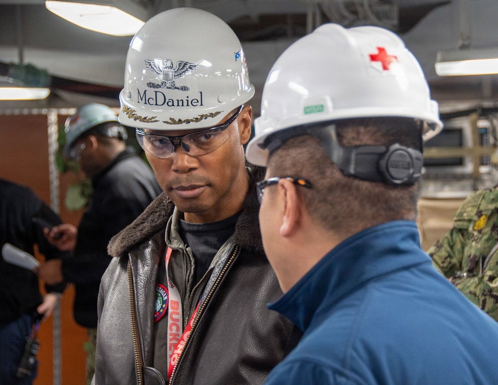 Ronald Reagan Sailors Conduct Mass Casualty Drill